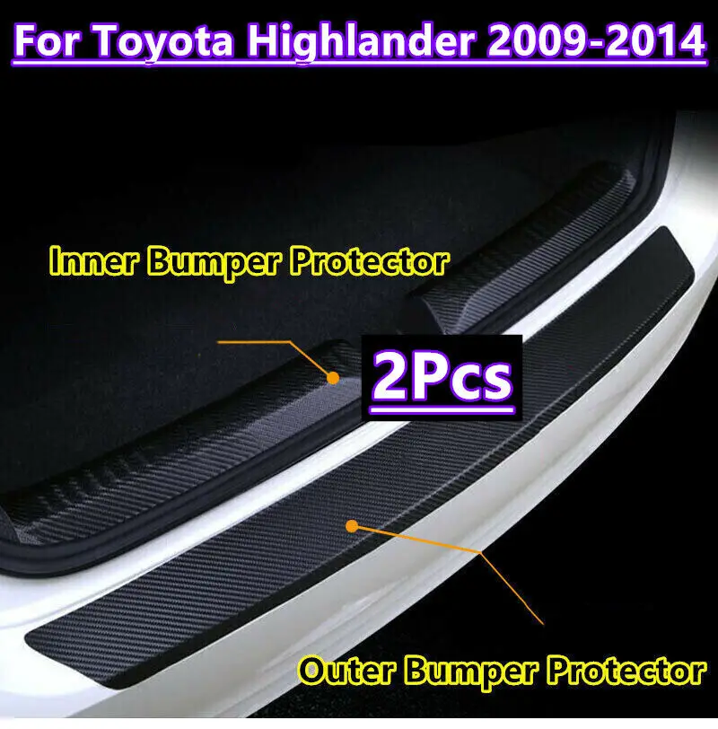 2X Car PU Leather Rear Bumper Protector Plate Cover Trim For Toyota Highlander 2009 2010 2011 2012 2013 2014
2X Car PU Leather Rear Bumper Protector Plate Cover Trim For Toyota Highlander 2009 2010 2011 2012 2013 2014