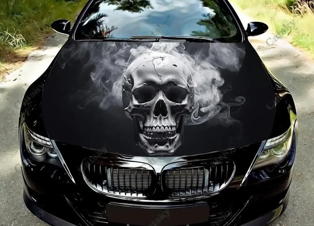 Виниловые наклейки на капот автомобиля Burning Smoking Skull, виниловая пленка, наклейки на крышку двигателя, универсальная защитная пленка на капот автомобиля
Виниловые наклейки на капот автомобиля Burning Smoking Skull, виниловая пленка, наклейки на крышку двигателя, универсальная защитная пленка на капот автомобиля