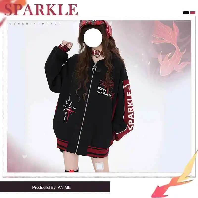 Аниме Honkai: Star Rail Sparkle Theme Косплей Костюм Повседневные толстовки Топы Студенческое весенне-осеннее пальто с капюшоном Толстовка
Аниме Honkai: Star Rail Sparkle Theme Косплей Костюм Повседневные толстовки Топы Студенческое весенне-осеннее пальто с капюшоном Толстовка