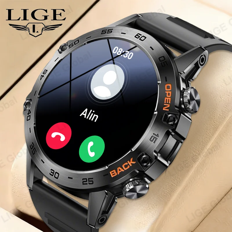 LIGE New 1.39" Bluetooth Call Smart Watch Men Sport Fitness Heart Rate Blood Pressure Health Monitor Watches reloj inteligente
LIGE New 1.39" Bluetooth Call Smart Watch Men Sport Fitness Heart Rate Blood Pressure Health Monitor Watches reloj inteligente