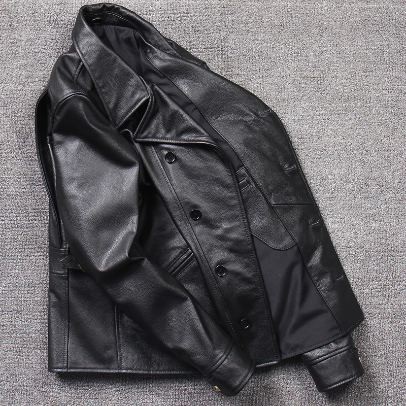 Helix Rider California Bear Retro Genuine Leather Jaet Men's Motorcycle Jaet Fine Calf Leather ort Faion Urban Sle
Helix Rider California Bear Retro Genuine Leather Jaet Men's Motorcycle Jaet Fine Calf Leather ort Faion Urban Sle