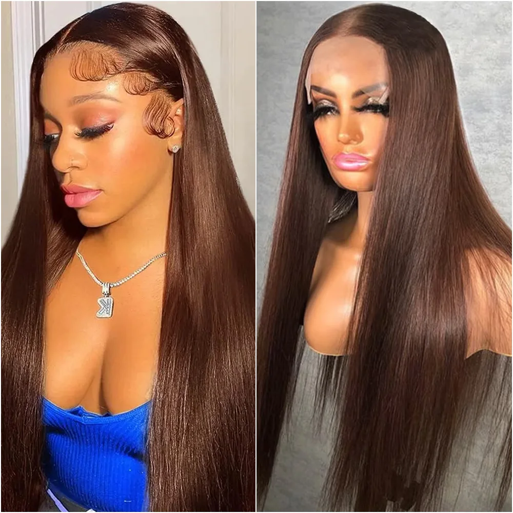 Парик из 100% натуральных человеческих волос, прямой, цвет шоколадно-коричневый, с кружевной передней частью 13x6, 30-40 дюймов, прозрачное кружево 13x4, предварительно выщипанный.
Парик из 100% натуральных человеческих волос, прямой, цвет шоколадно-коричневый, с кружевной передней частью 13x6, 30-40 дюймов, прозрачное кружево 13x4, предварительно выщипанный.