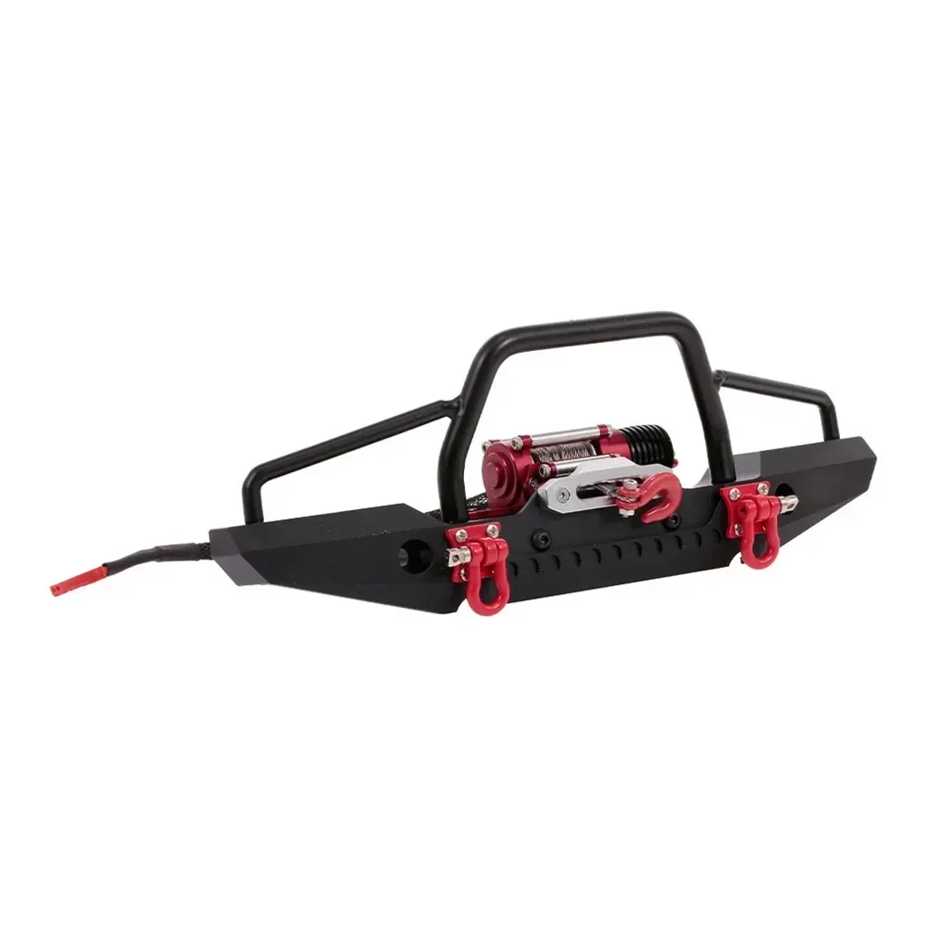 Bumper Metal with Winch 2 LED Light Remote Controller Receiver for TRX-4 TRX4 Trxs Axial SCX10 RC Crawler Car Parts
Bumper Metal with Winch 2 LED Light Remote Controller Receiver for TRX-4 TRX4 Trxs Axial SCX10 RC Crawler Car Parts