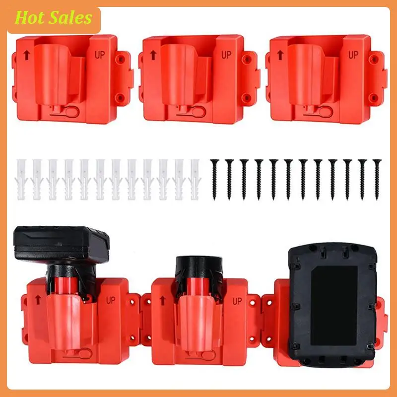 AA05 For Milwaukee 12V 18V Lithium Battery Wall Mount Dock Holder Battery Storage Rack Bracket M12 Fixing Bracket
AA05 For Milwaukee 12V 18V Lithium Battery Wall Mount Dock Holder Battery Storage Rack Bracket M12 Fixing Bracket