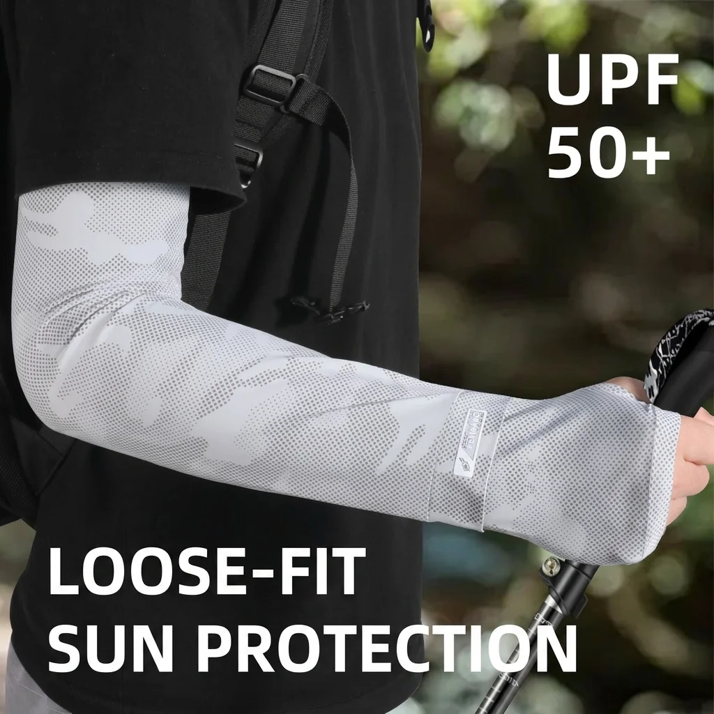 Ice Silk Uv Blocking Arm Sleeves Lightweight Men'S Sun Arm Sleeves Upf50+ Cooling Arm Covers Breathable For Sports Cycling
Ice Silk Uv Blocking Arm Sleeves Lightweight Men'S Sun Arm Sleeves Upf50+ Cooling Arm Covers Breathable For Sports Cycling