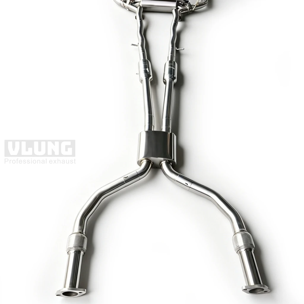 Stainless Steel Valve Exhaust Cat Back System for Infiniti QX70 3.5/3.7L V6 04-19 & QX56/QX80 5.6L 11-19 High Performance
Stainless Steel Valve Exhaust Cat Back System for Infiniti QX70 3.5/3.7L V6 04-19 & QX56/QX80 5.6L 11-19 High Performance