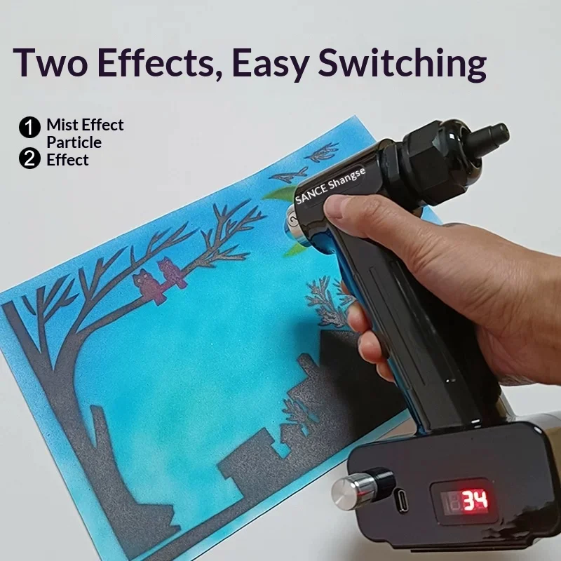 Rechargeable Marker Spray Gun DIY Painting Creative Marking Spray Gun Model Coloring Craft Template Painting Background
Rechargeable Marker Spray Gun DIY Painting Creative Marking Spray Gun Model Coloring Craft Template Painting Background