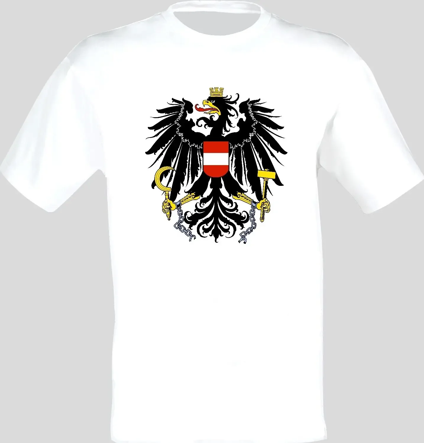 Coat of Arms of The Austria Austrian Arms Flag T-Shirt Summer Cotton O-Neck Short Sleeve Men's T Shirt New Size S-3XL
Coat of Arms of The Austria Austrian Arms Flag T-Shirt Summer Cotton O-Neck Short Sleeve Men's T Shirt New Size S-3XL