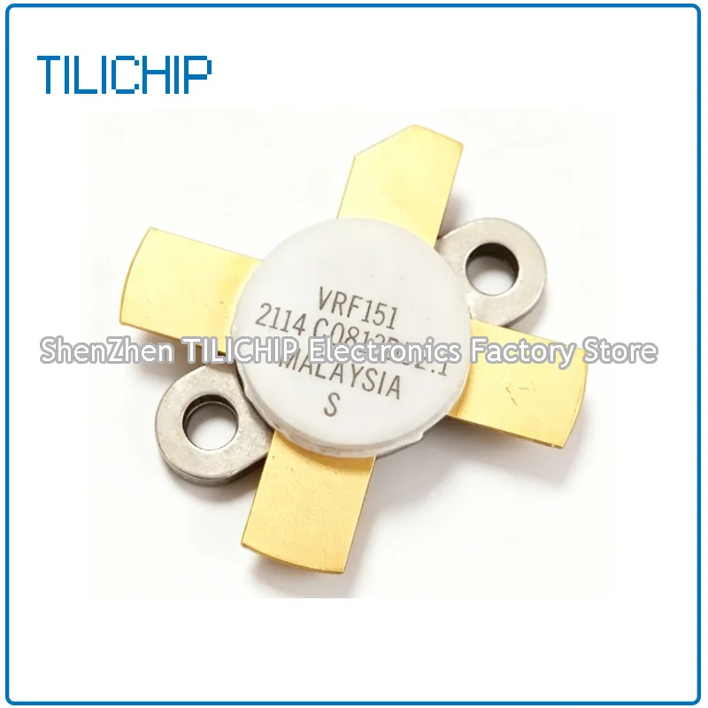 VRF151 150W 50V 16A 175MHz Brand new high-frequency microwave RF power amplifier tube N channel MOSFET Transistor
VRF151 150W 50V 16A 175MHz Brand new high-frequency microwave RF power amplifier tube N channel MOSFET Transistor