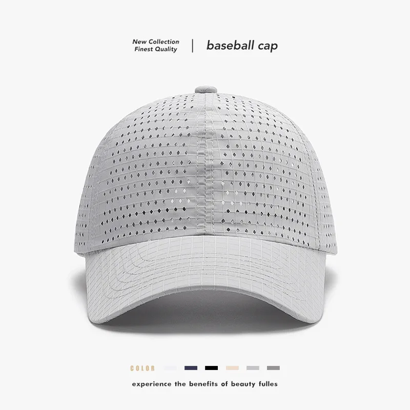 Outdoor Cycling Summer New Large Mesh Breathable Quick-Drying Women's Peaked Cap Tennis Light Thin Sunshade Men's Baseball Cap
Outdoor Cycling Summer New Large Mesh Breathable Quick-Drying Women's Peaked Cap Tennis Light Thin Sunshade Men's Baseball Cap