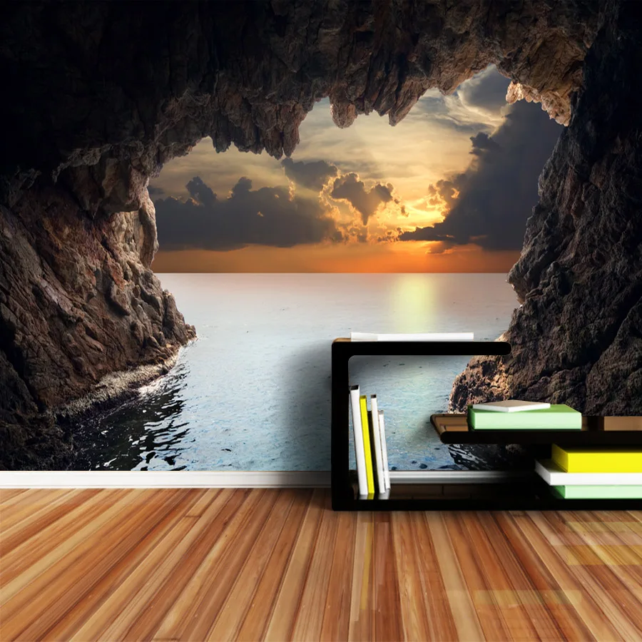 Custom Self Adhesive Accept Photo Wallpapers for Living Room Wall Papers Home Decor TV Background Sea Cave Sunset Seascape Mural
Custom Self Adhesive Accept Photo Wallpapers for Living Room Wall Papers Home Decor TV Background Sea Cave Sunset Seascape Mural