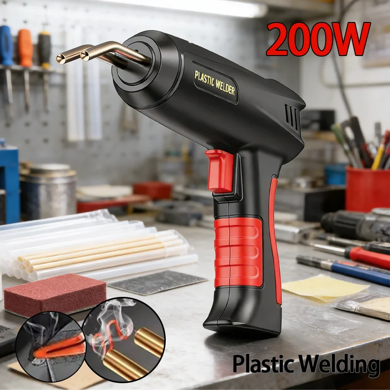 Upgraded 2 in 1 Plastic Welding Kit Hot Stapler Soldering Gun Staples for Car Bumper Repair 200W Welder Machine Repair(EU Plug)
Upgraded 2 in 1 Plastic Welding Kit Hot Stapler Soldering Gun Staples for Car Bumper Repair 200W Welder Machine Repair(EU Plug)