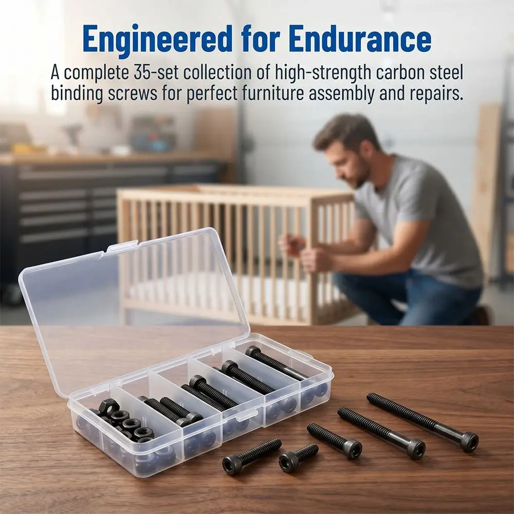 M6 Size Hex Socket Head Cap Screws Carbon Steel Assortment Kit Internal Hex Bolts Corrosion Resistant Inner Hexagon Bolts
M6 Size Hex Socket Head Cap Screws Carbon Steel Assortment Kit Internal Hex Bolts Corrosion Resistant Inner Hexagon Bolts