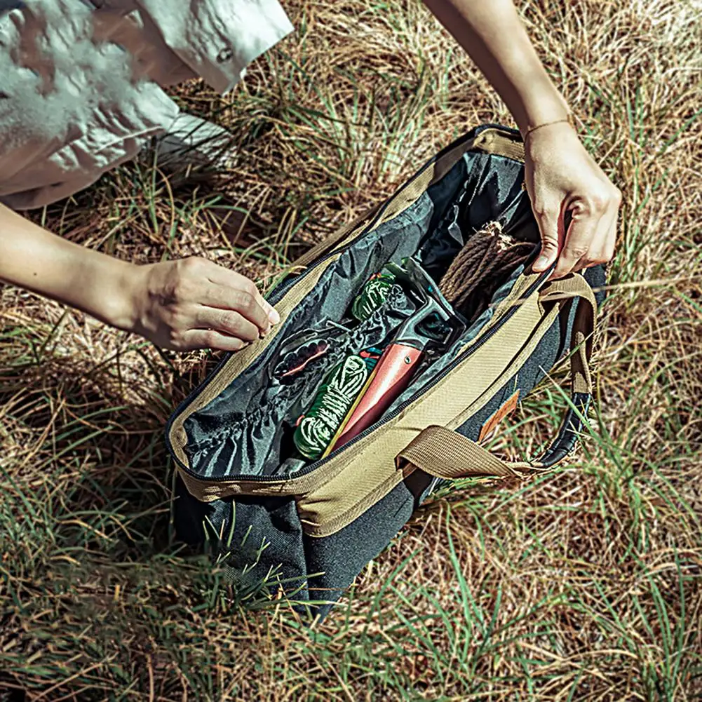 Tent Stakes Storage Bag Reusable Portable Lightweight Wear-resistant Camping Tools Storage Handbag for Camping
Tent Stakes Storage Bag Reusable Portable Lightweight Wear-resistant Camping Tools Storage Handbag for Camping