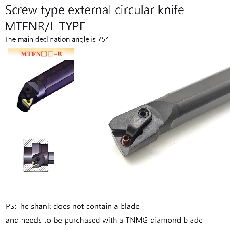 CNC tool holder inner hole turning tool/inner hole boring tool S16Q/S20R/S25S-MTFNR16 inner hole tool triangle
CNC tool holder inner hole turning tool/inner hole boring tool S16Q/S20R/S25S-MTFNR16 inner hole tool triangle