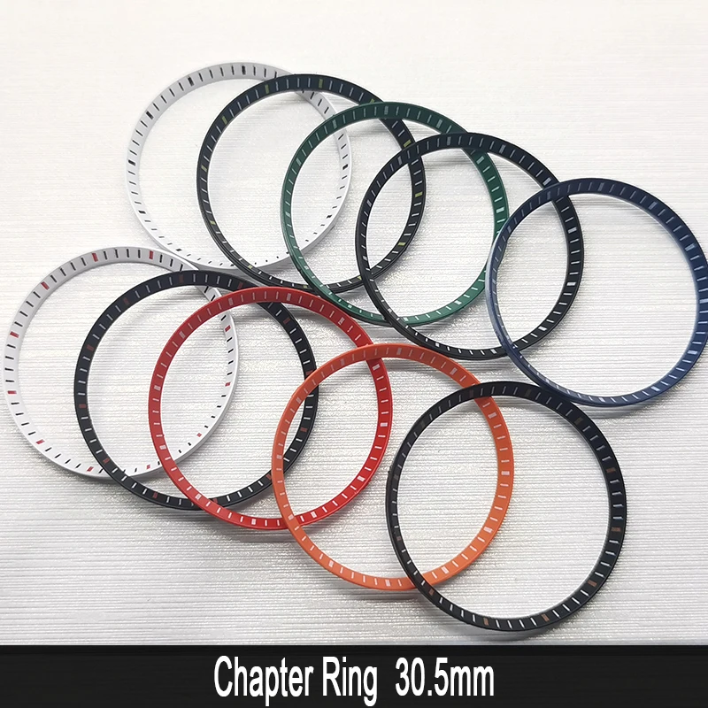 Dia 30.5mm SKX007 Watch Case Chapter Ring Fit for SKX009 SRPD Case Multiple Colour Inner Ring NH35 NH36 Men's Case Refit Parts
Dia 30.5mm SKX007 Watch Case Chapter Ring Fit for SKX009 SRPD Case Multiple Colour Inner Ring NH35 NH36 Men's Case Refit Parts
