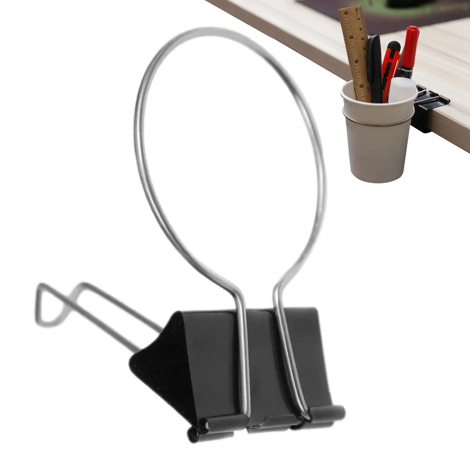 Cup Holder with Clamp Clip On Anti-Spill Table Cup Holder Water Bottle Holder For Workplace Pencils Cups Desktop Accessories
Cup Holder with Clamp Clip On Anti-Spill Table Cup Holder Water Bottle Holder For Workplace Pencils Cups Desktop Accessories 