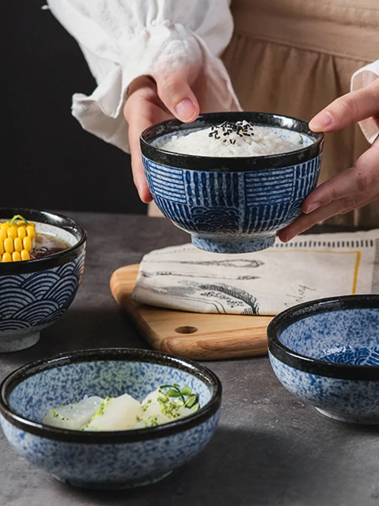 Creative Cerc Rice Bowl Japanese Sle Personalized Home Use Stripe Pattern Underglaze Color Crt Dining Utensils
Creative Cerc Rice Bowl Japanese Sle Personalized Home Use Stripe Pattern Underglaze Color Crt Dining Utensils