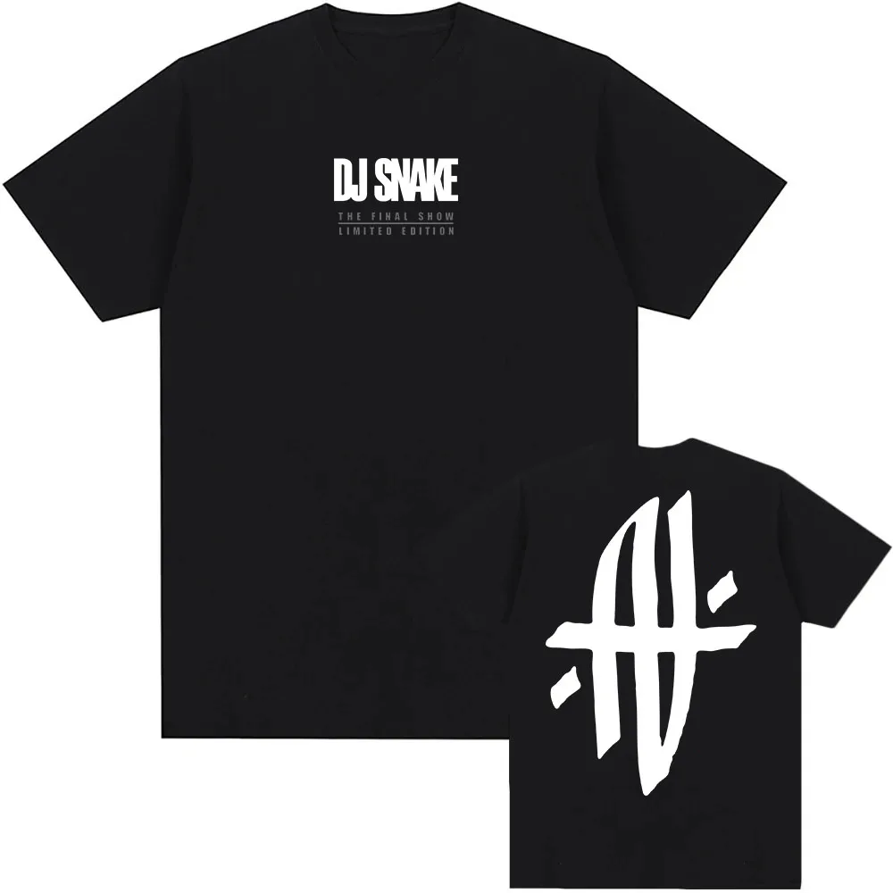 DJ Snake The Final Show 2025 NEW T-shirt Summer Cotton Loose Male T Shirt O-neck Fashion Summer Men Tshirts Grunge Unisex Tees
DJ Snake The Final Show 2025 NEW T-shirt Summer Cotton Loose Male T Shirt O-neck Fashion Summer Men Tshirts Grunge Unisex Tees