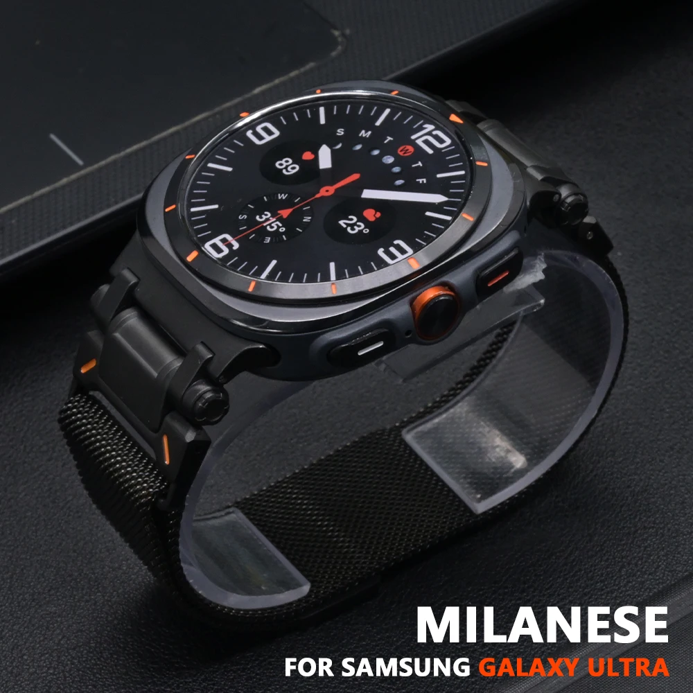 No Gap Milanese Loop Band for Samsung Galaxy Ultra Watch 47mm Correa Stainless Steel Magnetic Bracelet SAMSUNG Ultra Strap MEN
No Gap Milanese Loop Band for Samsung Galaxy Ultra Watch 47mm Correa Stainless Steel Magnetic Bracelet SAMSUNG Ultra Strap MEN