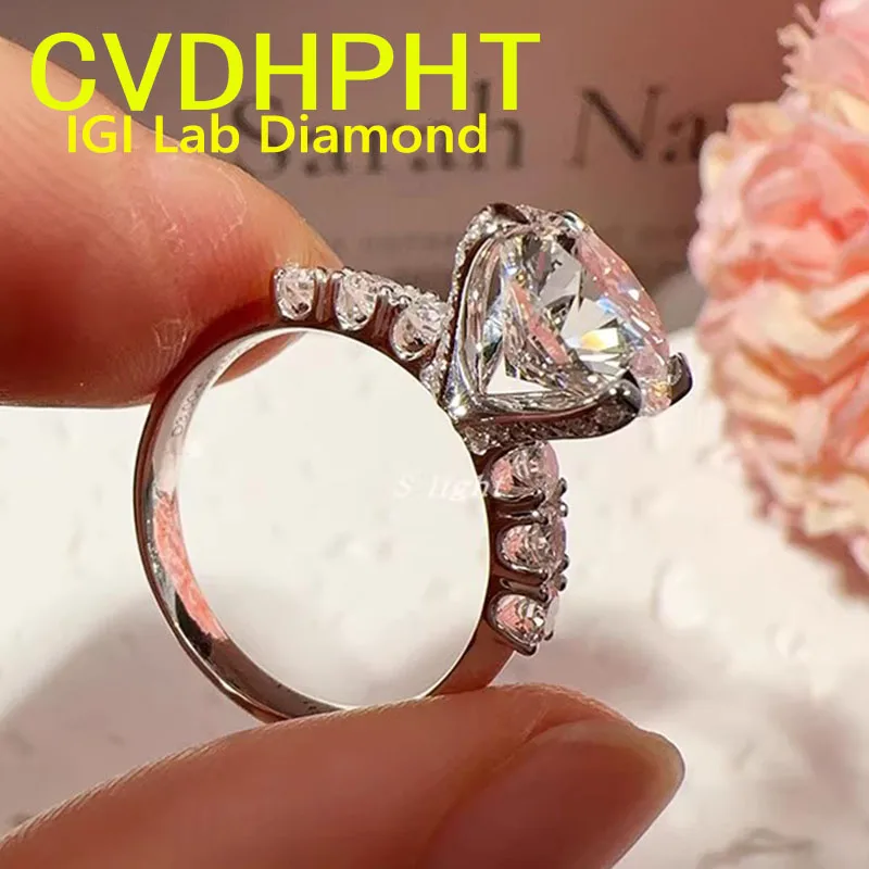 Роскошное кольцо с бриллиантом из настоящего 14-каратного белого золота 5 карат, выращенное в лаборатории бриллиантовое кольцо IGI&GIL круглой формы D VS1, свадебное обручальное кольцо
Роскошное кольцо с бриллиантом из настоящего 14-каратного белого золота 5 карат, выращенное в лаборатории бриллиантовое кольцо IGI&GIL круглой формы D VS1, свадебное обручальное кольцо