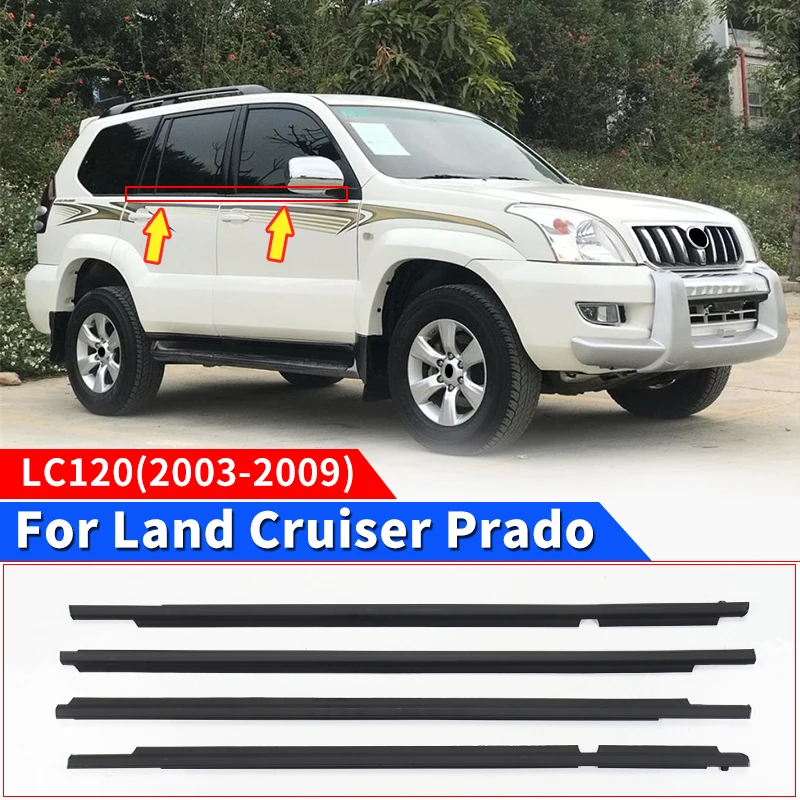 Уплотнительная лента для наружного покрытия окон автомобиля Toyota Land Cruiser Prado 2003 2009 2008 2007 2006 LC120
Уплотнительная лента для наружного покрытия окон автомобиля Toyota Land Cruiser Prado 2003 2009 2008 2007 2006 LC120