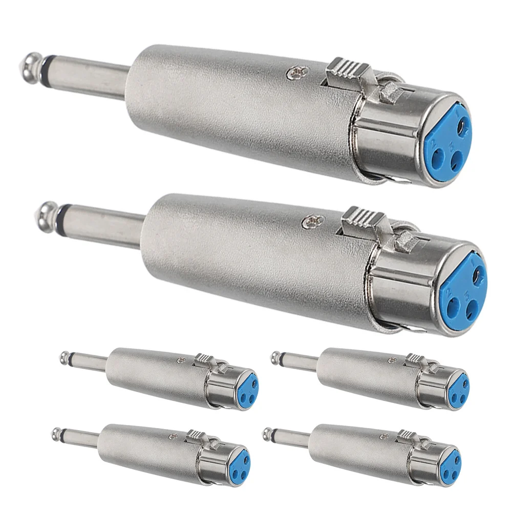 6Pcs Microphone Adapter 6.35mm 3-Pin Male to Xlr Female Audio Converter for Sound Reliable Signal Transfer Precision
6Pcs Microphone Adapter 6.35mm 3-Pin Male to Xlr Female Audio Converter for Sound Reliable Signal Transfer Precision