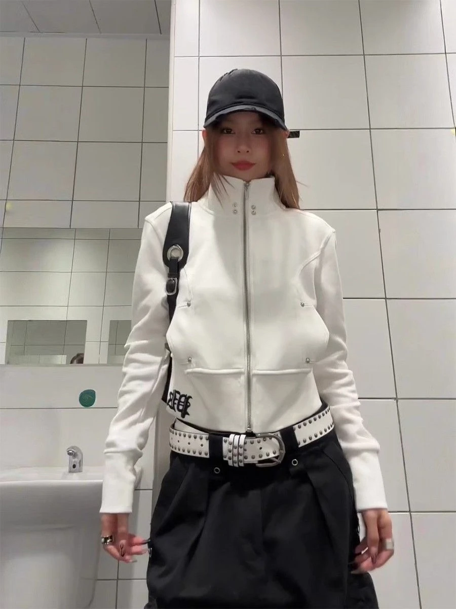 Американская куртка в стиле ретро с длинным рукавом, осенняя повседневная женская водолазка Y2K, субкультура, пальто Harajuku, японские винтажные толстовки
Американская куртка в стиле ретро с длинным рукавом, осенняя повседневная женская водолазка Y2K, субкультура, пальто Harajuku, японские винтажные толстовки