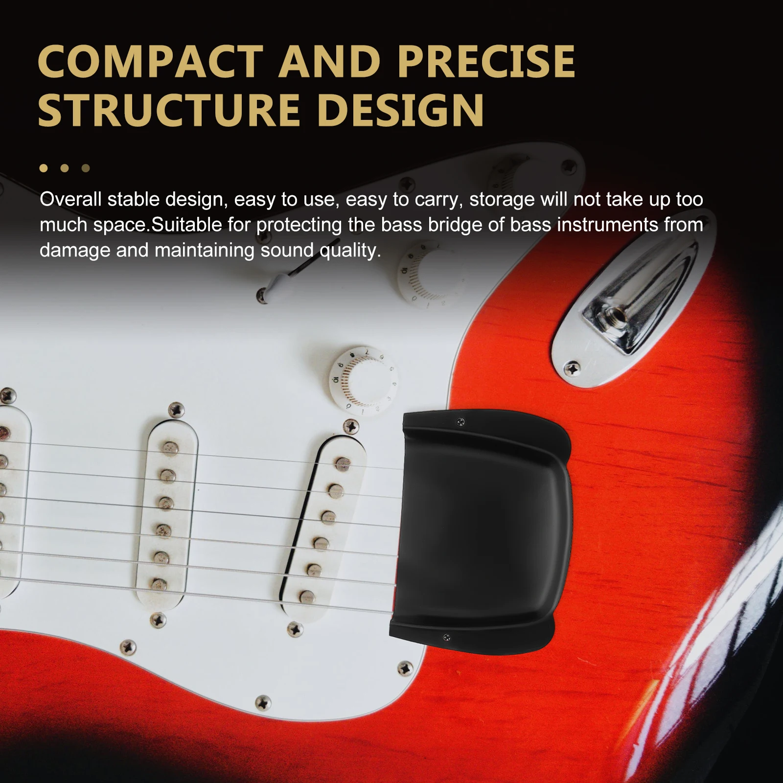 Bass Bridge Cover Zinc Alloy Durable Practical Easy to Carry Storage Save Space Guitar Accessories Bass Instrument Component
Bass Bridge Cover Zinc Alloy Durable Practical Easy to Carry Storage Save Space Guitar Accessories Bass Instrument Component