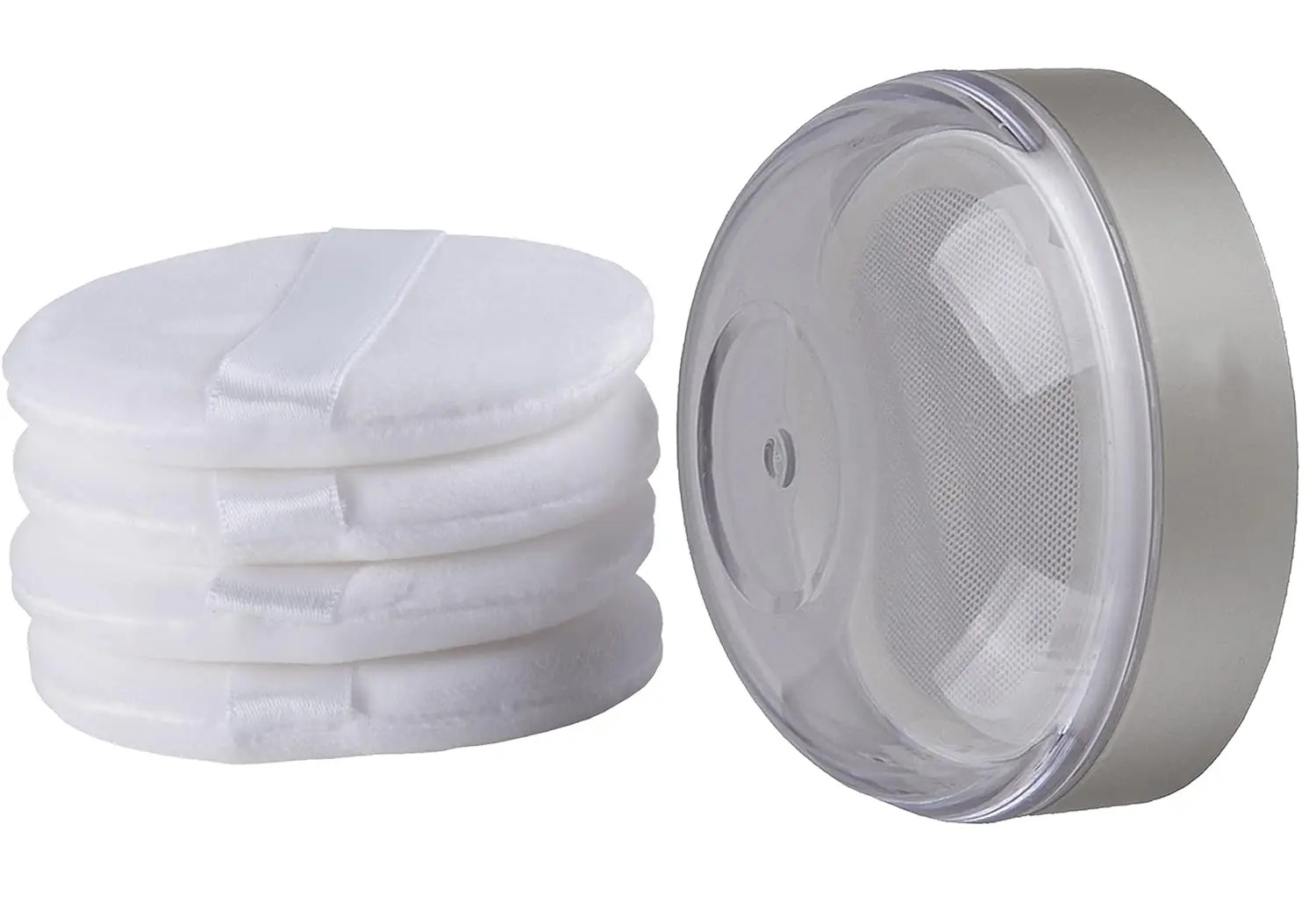 Многоразовый футляр для пудры с сетчатым сифтером для фиксирующей пудры, дорожный контейнер для макияжа
Многоразовый футляр для пудры с сетчатым сифтером для фиксирующей пудры, дорожный контейнер для макияжа