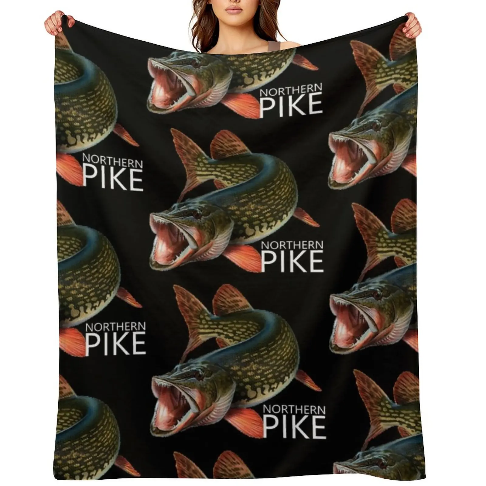 Northern Pike Predator Fishing Design Throw Blanket Sofa Quilt Plaid on the sofa Decorative Sofa decorative Blankets
Northern Pike Predator Fishing Design Throw Blanket Sofa Quilt Plaid on the sofa Decorative Sofa decorative Blankets