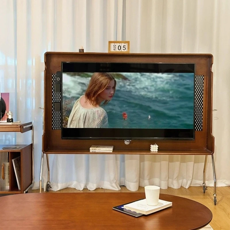 Removable TV Bracket Retro Small Apartment Household Living Room TV Rack Floor TV Cabinet
Removable TV Bracket Retro Small Apartment Household Living Room TV Rack Floor TV Cabinet