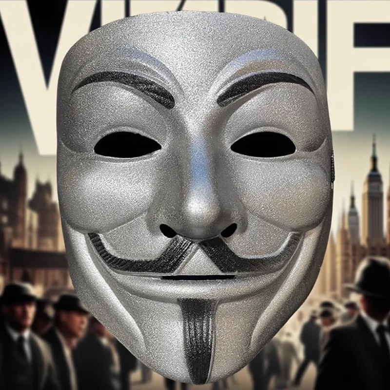V-образный анфас костюм вечерние COS забавная маскарадная вечеринка Хэллоуин Вендеттас маска
V-образный анфас костюм вечерние COS забавная маскарадная вечеринка Хэллоуин Вендеттас маска