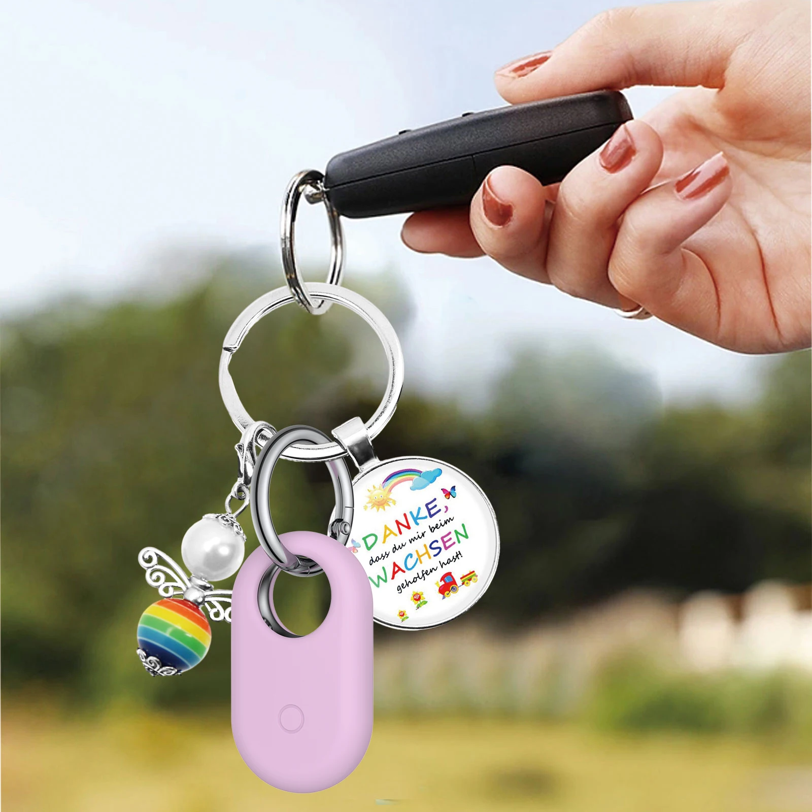 Soft Silicone Skin Cover For Samsung Galaxy SmartTag 2 Case Keychain Anti-Scratch Protective Cover For SmartTag 2 Tracker Holder
Soft Silicone Skin Cover For Samsung Galaxy SmartTag 2 Case Keychain Anti-Scratch Protective Cover For SmartTag 2 Tracker Holder