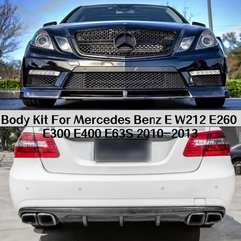Carbon Fiber Body Kit For Mercedes Benz E W212 E260 E300 E400 E63S 2010-2013 Front Lip Rear Diffuser Bumper Bar Spoiler
Carbon Fiber Body Kit For Mercedes Benz E W212 E260 E300 E400 E63S 2010-2013 Front Lip Rear Diffuser Bumper Bar Spoiler