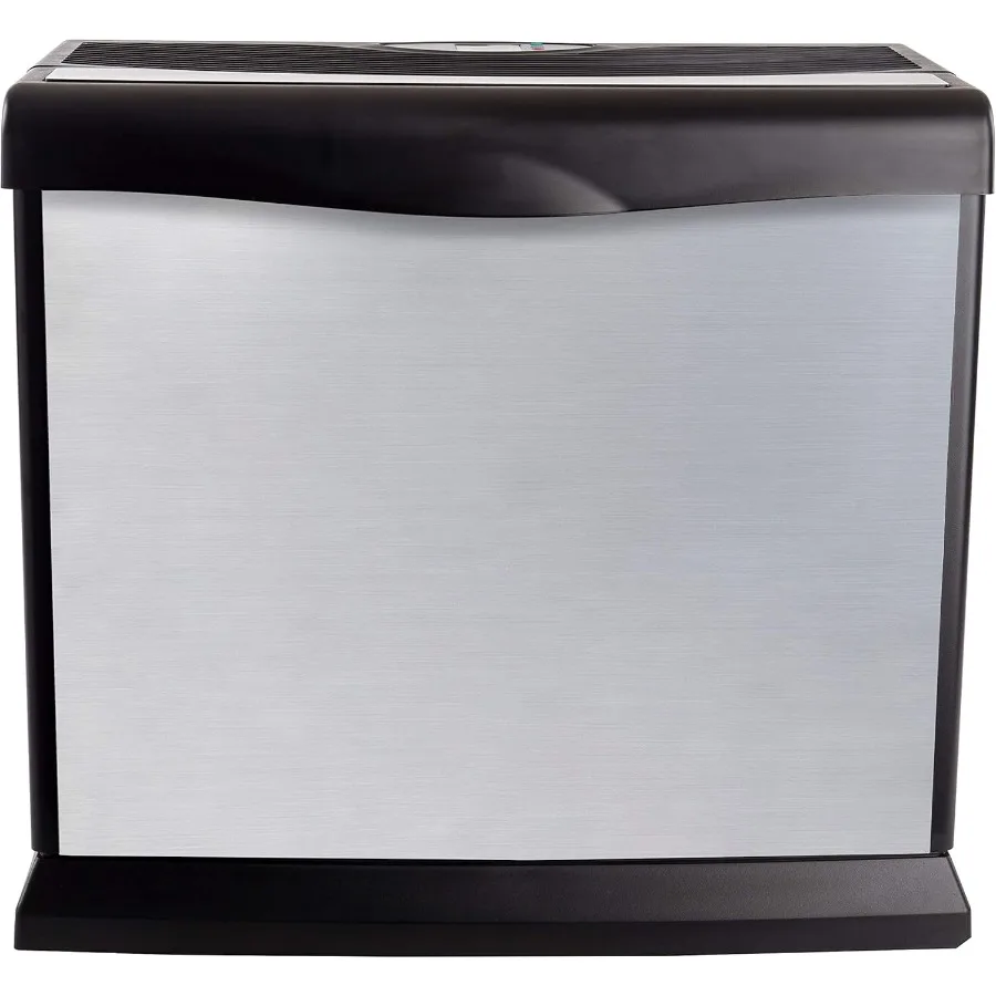 Whole-House Console-Style Evaporative Humidifier in Brushed Nickel for Home Use with High Efficiency and Quiet Operation
Whole-House Console-Style Evaporative Humidifier in Brushed Nickel for Home Use with High Efficiency and Quiet Operation