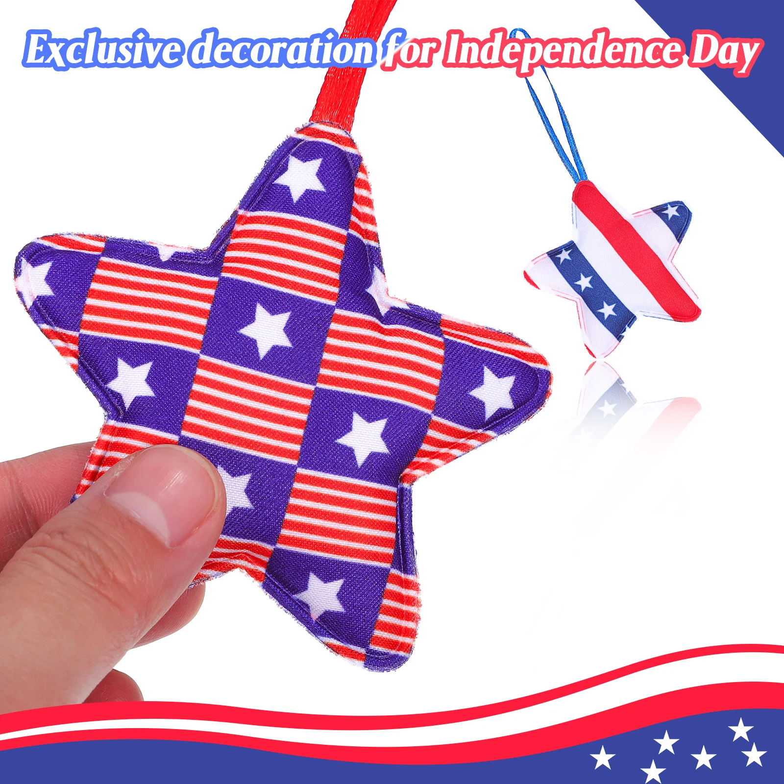 30 Pcs Five-star Decorative Cloth Independence Day Tree Decoration Decorations Hanging Party Centerpieces Shape Ornaments
30 Pcs Five-star Decorative Cloth Independence Day Tree Decoration Decorations Hanging Party Centerpieces Shape Ornaments