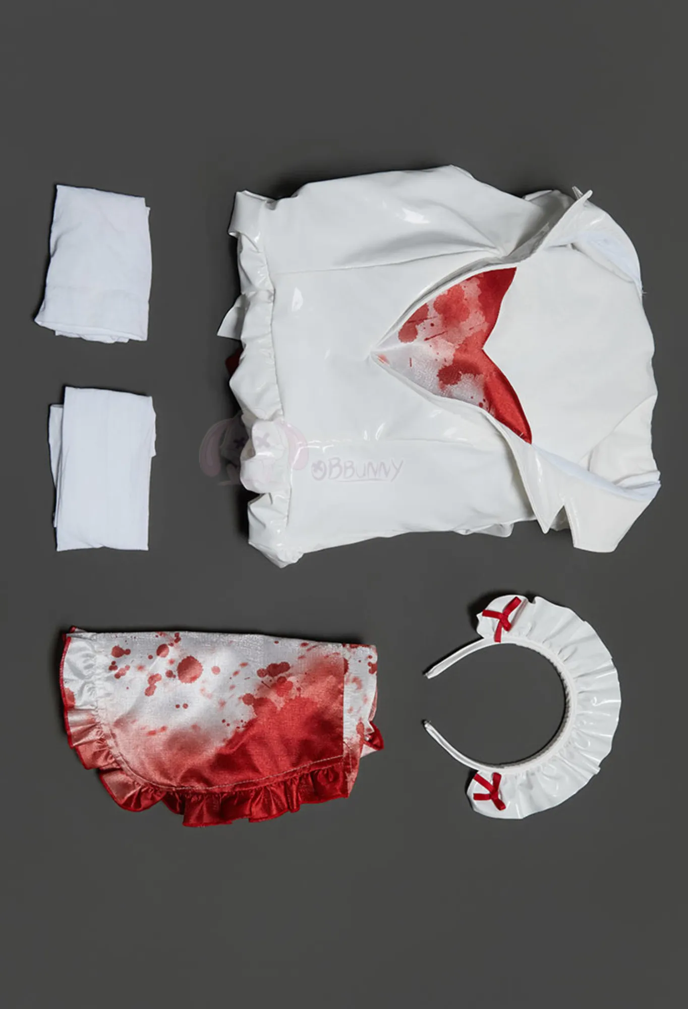 Anime Bloody Nurse Cosplay Costume PU leather Nurse Lolita Dress Socks Props Halloween Carnival Women's Man Uniform
Anime Bloody Nurse Cosplay Costume PU leather Nurse Lolita Dress Socks Props Halloween Carnival Women's Man Uniform
