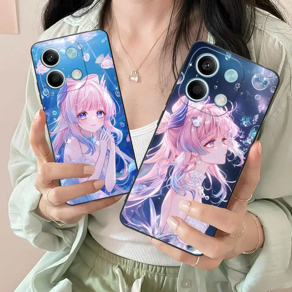 Розовый чехол для мобильного телефона с изображением девушки в стиле аниме для Xiaomi Redmi 15 14 13 12 A5 3 2 1 C Plus 4G 5G с цветным принтом, красивый чехол, роскошный
Розовый чехол для мобильного телефона с изображением девушки в стиле аниме для Xiaomi Redmi 15 14 13 12 A5 3 2 1 C Plus 4G 5G с цветным принтом, красивый чехол, роскошный