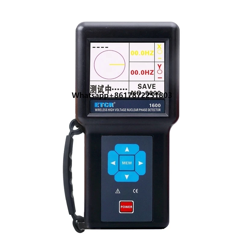ETCR1600 Wireless High Voltage Phase Detector With Wireless Transmission Technology Electronic Power for Machine Testing
ETCR1600 Wireless High Voltage Phase Detector With Wireless Transmission Technology Electronic Power for Machine Testing