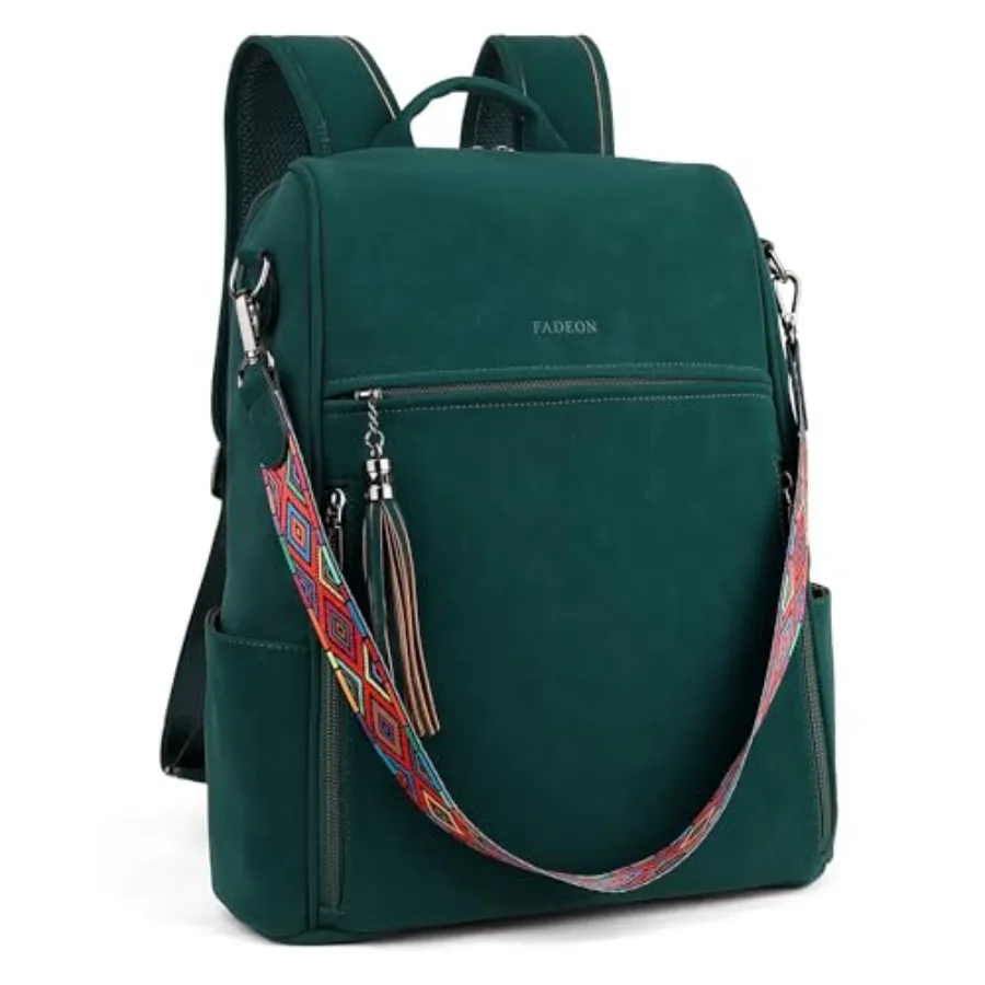 Leather Laptop Backpack for Women Designer 15.6 inch PU Laptop Bag, Ladies Travel Computer Work Backpack Green
Leather Laptop Backpack for Women Designer 15.6 inch PU Laptop Bag, Ladies Travel Computer Work Backpack Green