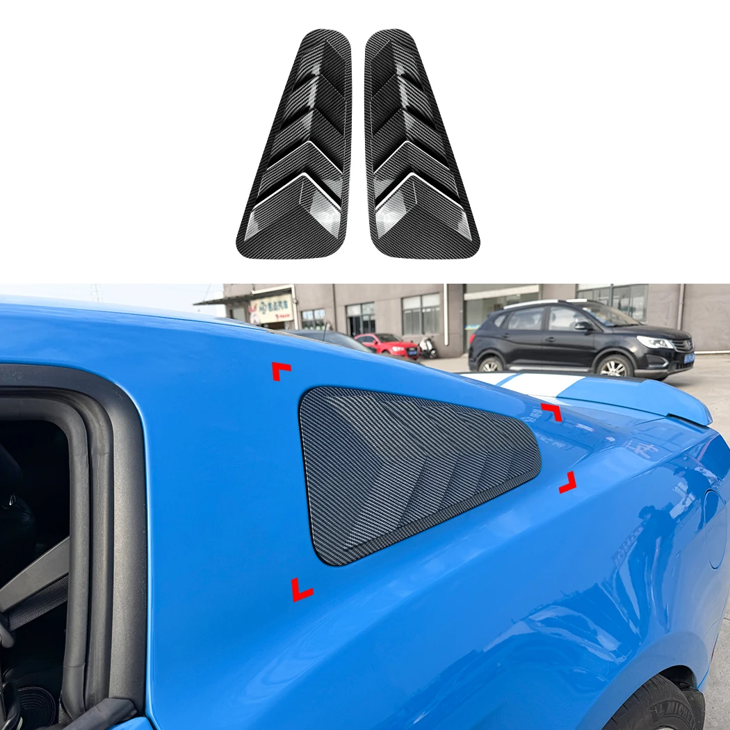 Rear Window Side Vent Shutter Louver Cover Trim Car Accessories For Ford Mustang MK5 2005 2006 2007 2008 2009 2010 2011-2014
Rear Window Side Vent Shutter Louver Cover Trim Car Accessories For Ford Mustang MK5 2005 2006 2007 2008 2009 2010 2011-2014