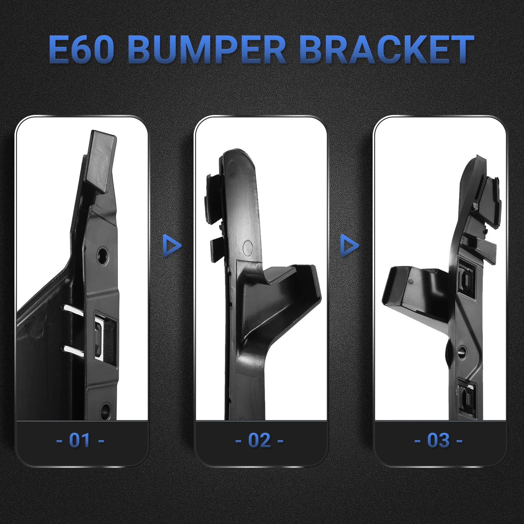 Кронштейн крепления бампера (левый и правый) ABTU-Pair 51117033705 51117033706 для BMW E60 E61 525I 528I 530I 545I
Кронштейн крепления бампера (левый и правый) ABTU-Pair 51117033705 51117033706 для BMW E60 E61 525I 528I 530I 545I