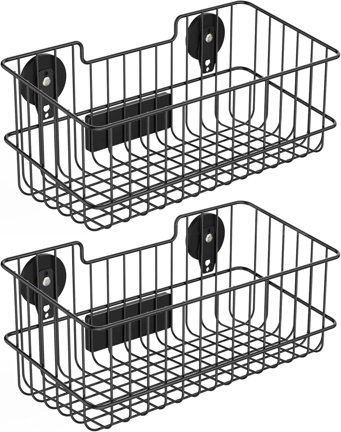 2PK Large Capacity Metal Wire Mesh Basket Holder Organizer for Sundry Tool Magnetic Shelf for Garage Laundry Kitchen Workshop
2PK Large Capacity Metal Wire Mesh Basket Holder Organizer for Sundry Tool Magnetic Shelf for Garage Laundry Kitchen Workshop