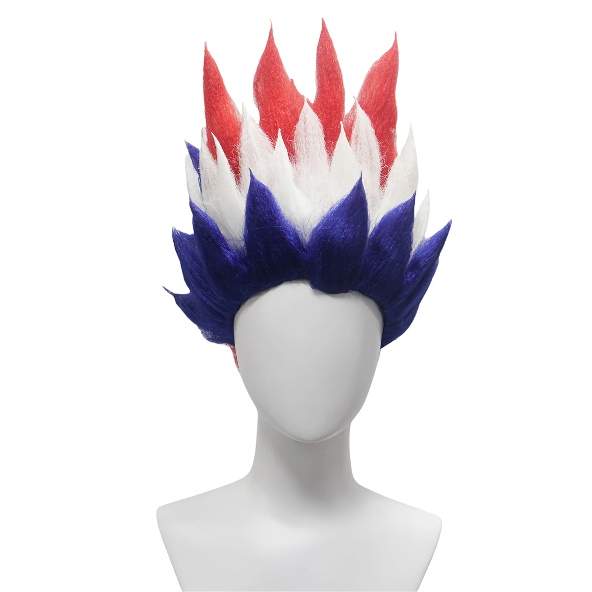 American Flag Color Matching Anti-upturned Pointed Hair Synthetic Wig High Quality Fluffy Explosive Wig Personalized Wig
American Flag Color Matching Anti-upturned Pointed Hair Synthetic Wig High Quality Fluffy Explosive Wig Personalized Wig