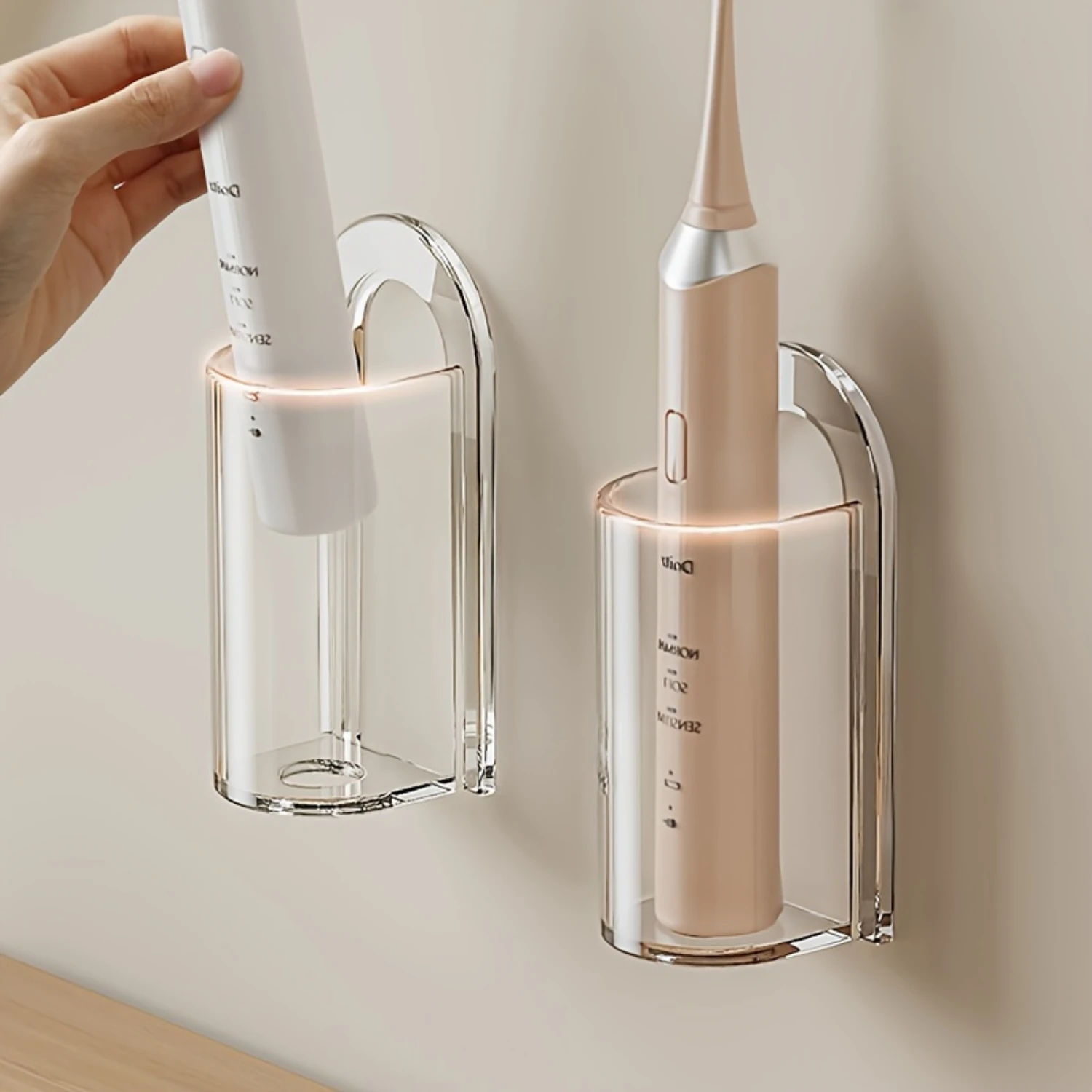 1pc Space-Saving Toothbrush Holder - Wall Mounted Rack with Easy Access - Bathroom Organizer for Toothbrush, Uncharged, Compa
1pc Space-Saving Toothbrush Holder - Wall Mounted Rack with Easy Access - Bathroom Organizer for Toothbrush, Uncharged, Compa