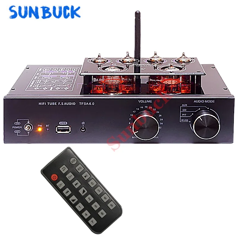 Sunbuck 6922 circuit lossless 5.0 Bluetooth Class A 6K4 6N2 Vacuum Tube Preamp hifi Tube Preamplifier Phono Preamp Amplifier
Sunbuck 6922 circuit lossless 5.0 Bluetooth Class A 6K4 6N2 Vacuum Tube Preamp hifi Tube Preamplifier Phono Preamp Amplifier