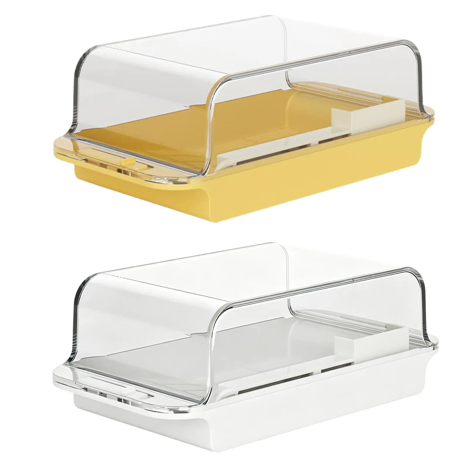 Butter Dish With Lid Clear Airtight Keeper Container Butter Stick Holder Refrigerator Butter Preservation Box Cutting Tool
Butter Dish With Lid Clear Airtight Keeper Container Butter Stick Holder Refrigerator Butter Preservation Box Cutting Tool