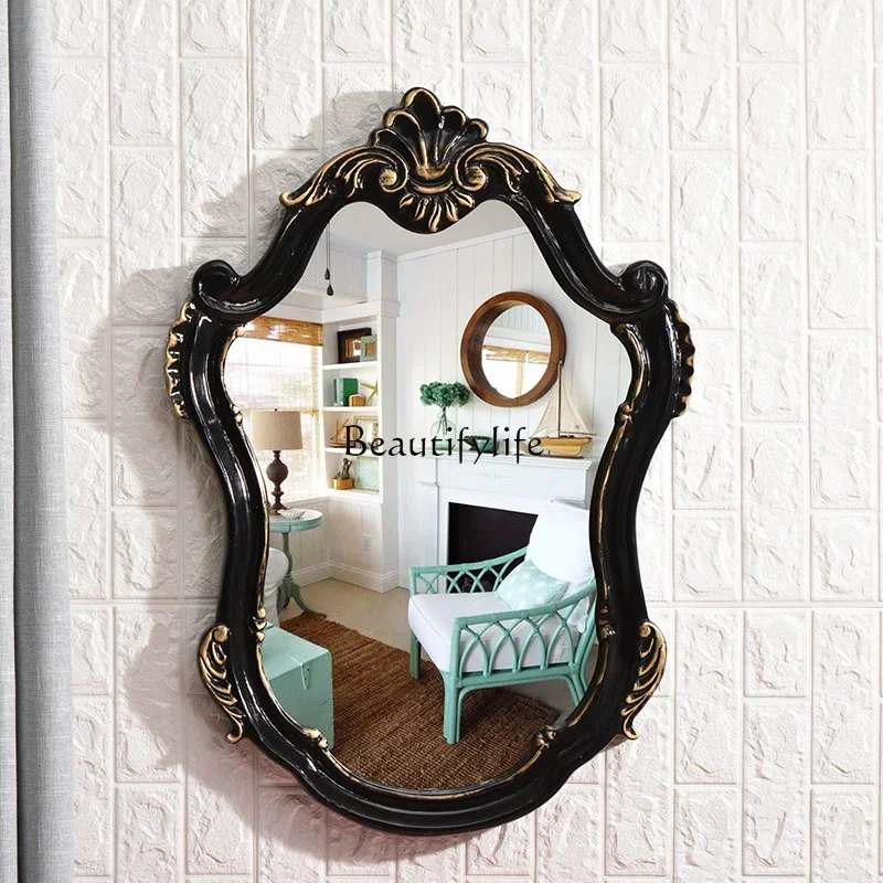 ls 42 European special-shaped bathroom mirror porch bedroom carved dressing decorative mirror living room wall mirror special-
ls 42 European special-shaped bathroom mirror porch bedroom carved dressing decorative mirror living room wall mirror special-
