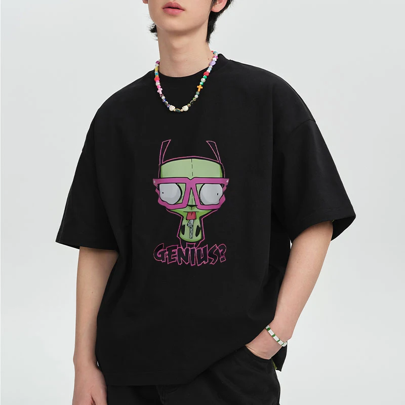 Funny Invader Zim Graphic Printing short sleeve T-shirts Men Women streetwear Casual Trend T shirt O-Neck Cotton Loose tops
Funny Invader Zim Graphic Printing short sleeve T-shirts Men Women streetwear Casual Trend T shirt O-Neck Cotton Loose tops